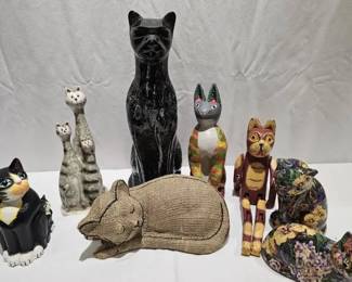 Cat Collection in Various Materials 