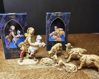Fontanini Nativity Figures Aaron  The Sheep