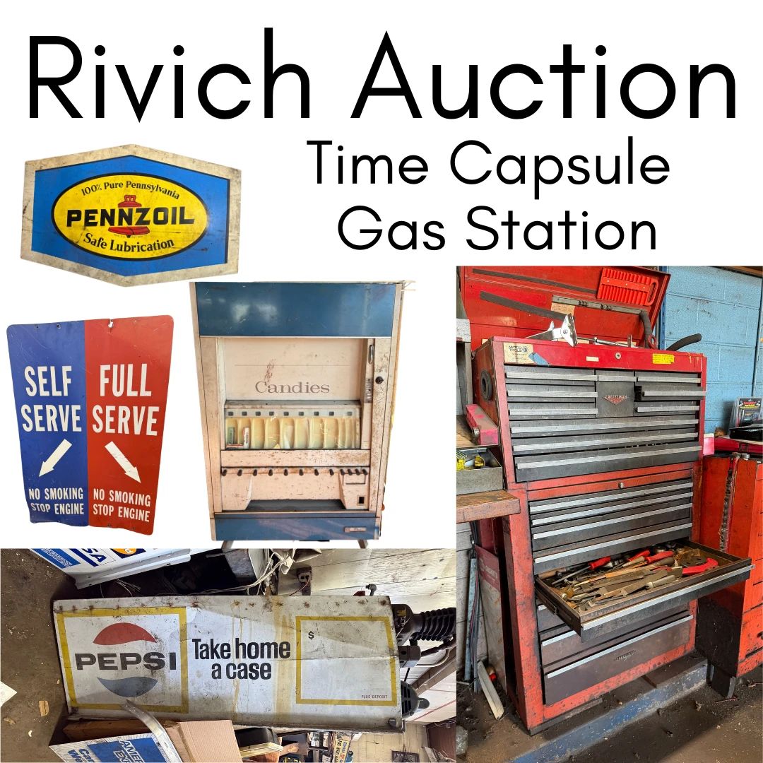 Rivich Auction Time Capsule Gas Station Estate