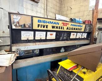 Vintage Bishman Permatronic Five Wheel Alignment