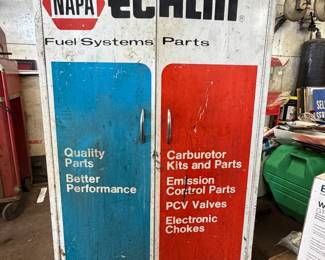 Vintage Napa Echlin Advertising Tool Cabinet