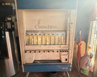 Vintage 1950s Candy Vending Machine - MARKETPLACE BUY IT NOW MARCH 25-27