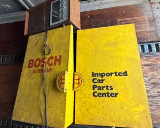 Vintage BOSCH Parts Cabinet - MARKETPLACE BUY IT NOW MARCH 25-27