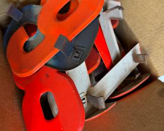 Vintage Petroliana Gas Sign Numbers