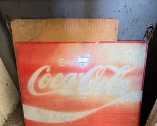 Vintage Coca Cola Advertising Sign
