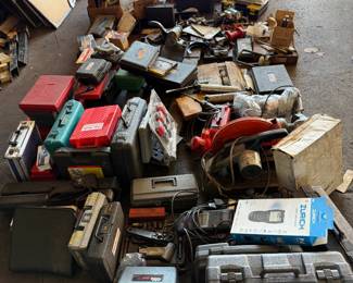 Assorted Drills, Tools, Wrenches, etc. 