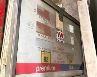 Vintage Petroliana Gas Pump Display