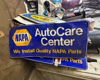 Vintage Napa Advertising Sign