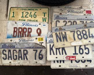 Vintage License Plates
