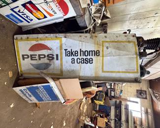 Vintage Pepsi Advertising Sign
