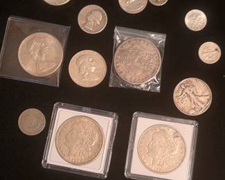 Part of the nice selection of Silver coins in this sale 