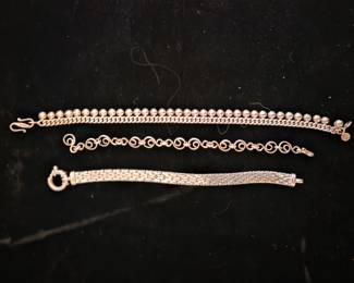 New Sterling bracelets 