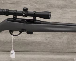 Remington Model 597 22 LR Rifle SN D2961893 w/ 3 x 9 scope, light rust  **ATF LAWS APPLY**