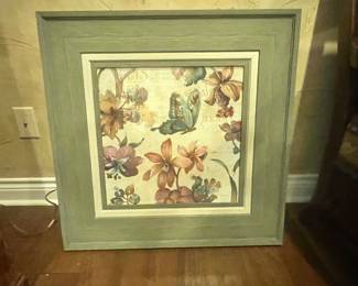 FRAMED BUTTERFLY PRINT