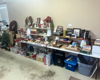 THE LARGE GARAGE IS FULL!