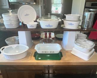 LOTS OF EXCELLENT CORNING WARE