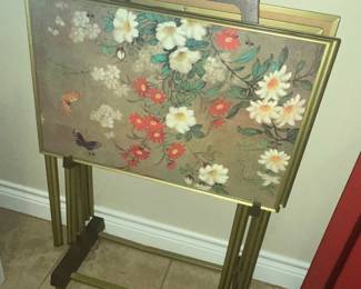 VINTAGE MCM TV TABLES