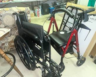 WALKER & WHEELCHAIR