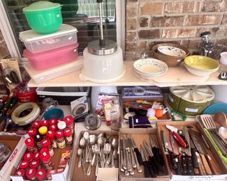 UTENSILS, SPICES, FOOD STOTAGE