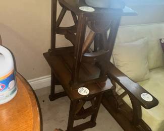 PAIR OF END TABLES