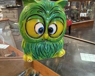 Vintage Ceramic Owl Bank 