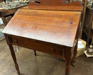 Antique Slant-Top Writing Desk or Schoolmaster’s Desk