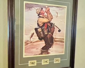 POSTAL COMMEMORATIVE "FLY FISHING VIRTUOSO"
