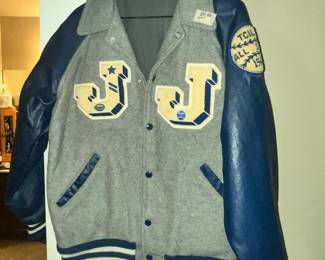 VINTAGE 1960 ST. JOSEPH FLYERS(?) LETTERMAN JACKET