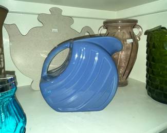 VINTAGE ALAMO POTTERY WATER PITCHER