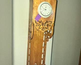 WOODEN FRETWORK CLOCK