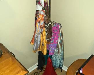RACK FULL OF SCARVES