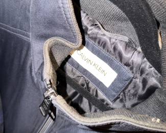 Calvin Klein Men’s Navy Zip Jacket – Minimalist Designer Outerwear.