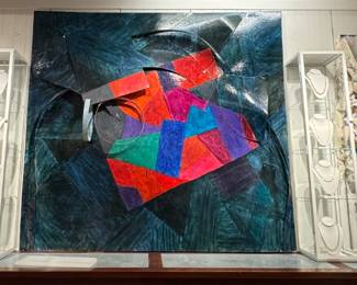 Large Abstract Expressionist Painting – Contemporary Modern Canvas Wall Art