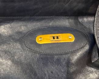 Vintage Brown Woven Leather Handbag – Textured Leather Shoulder Purse.