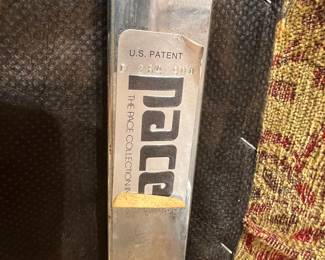 PACE Collection Upholstered Lounge Chair Manufacturer Label with U.S. Patent Tag.