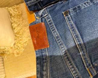 Pepe Jeans Classic Blue Denim Jeans – Vintage Straight Fit Designer Denim Pants.