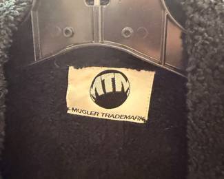 Thierry Mugler Vintage Designer Wool Coat – Structured High Fashion Statement Jacket.