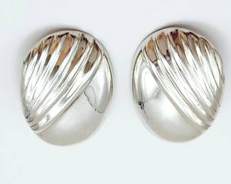 Sterling Clip Earrings