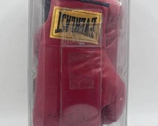 Signed danny little boxing glove