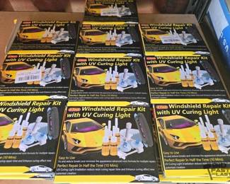 6030  Windshield Repair Kit with UV Curing Light 