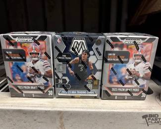7546  Factory Sealed Panini Football and Basketball Trading Cards 