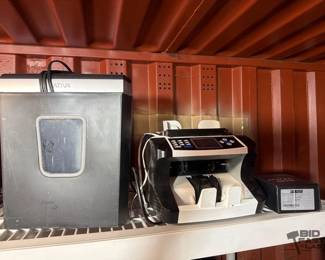 6128  Money Counter, Card Reader, Paper Shredder 