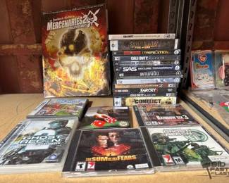 8024  Collection Of Video Games 