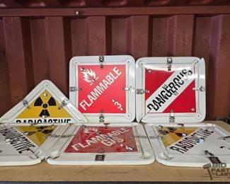 6036  Flip Style DOT Vehicle Container Placards 