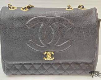 1800  Chanel Monogram Canvas Purse 
