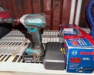 6086  Makita Impact and Bosch Angle Grinder 