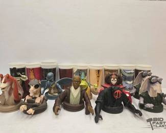 1956  Collectable Star Wars Cups with Lids 