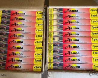 3002  2 Cases Asuna Copper Grill and Bake Mats 