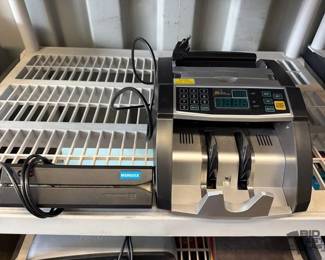 8006  Royal Sovereign RBC660 Electric Bill Counter and MSR605X Magnetic Strip Card ReaderWriter 