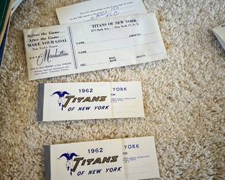 Great vintage sports memorabilia 